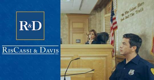 Officer on Witness Stand